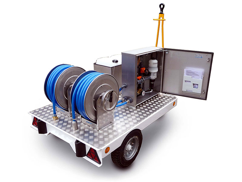 Water disinfection cart WDC Picture: Water disinfection cart WDC
