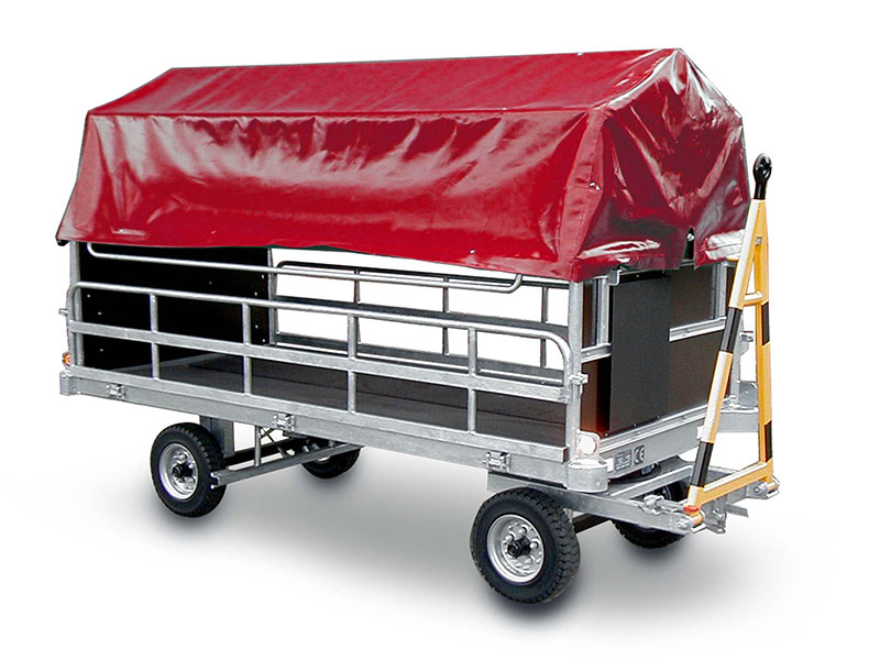Airfield baggage carts: Various versions Picture: Airfield baggage carts: Various versions